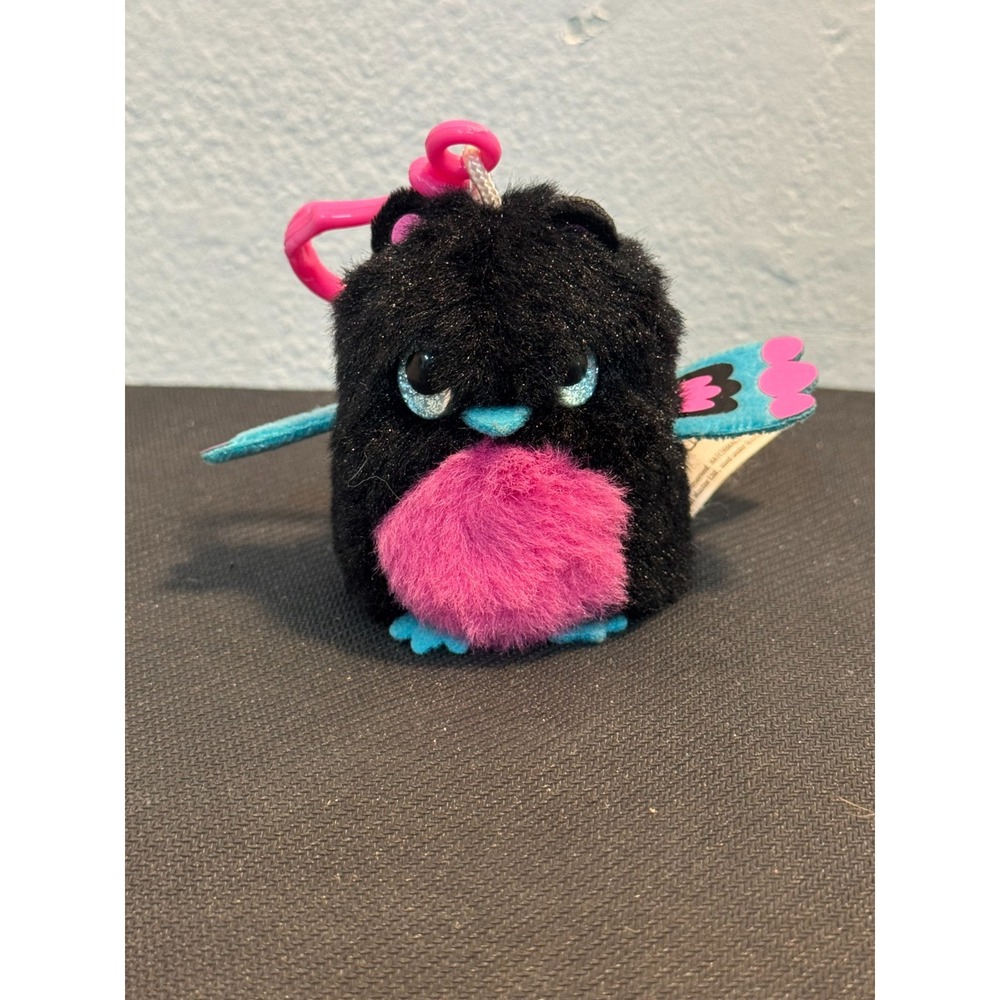 Spin Master Hatchimals Bearakeet Black Fur Mini Stuffed Toy Plush Keychain 2.5"